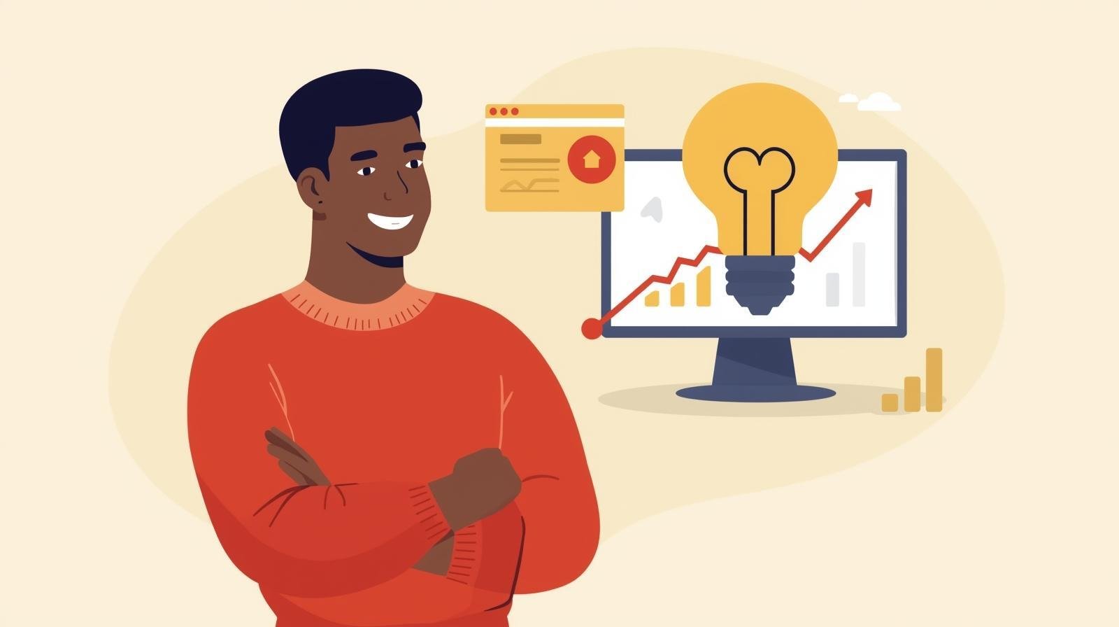 ppcmarketing_07_conclusion_marketerwithlightbulb_dtownmarketing